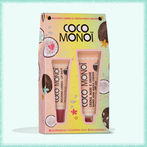 COCO MONOÏ KIT Balsamo Labbra Day&Night + Crema Mani e Unghie