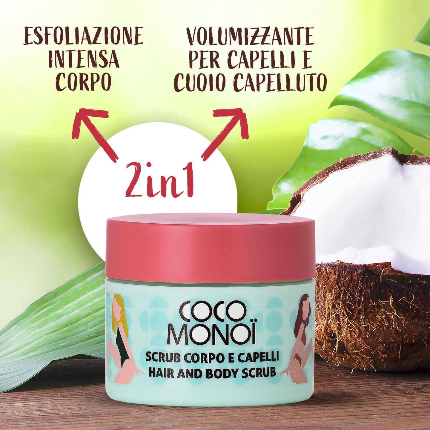 COCO MONOÏ Scrub Corpo & Capelli