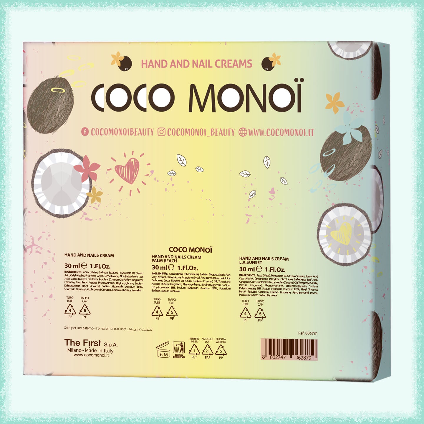 COCO MONOÏ KIT Creme Mani e Unghie