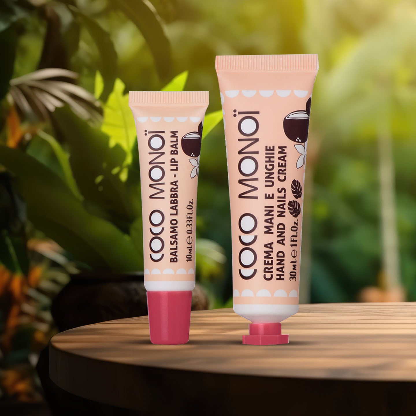 COCO MONOÏ KIT Balsamo Labbra Day&Night + Crema Mani e Unghie