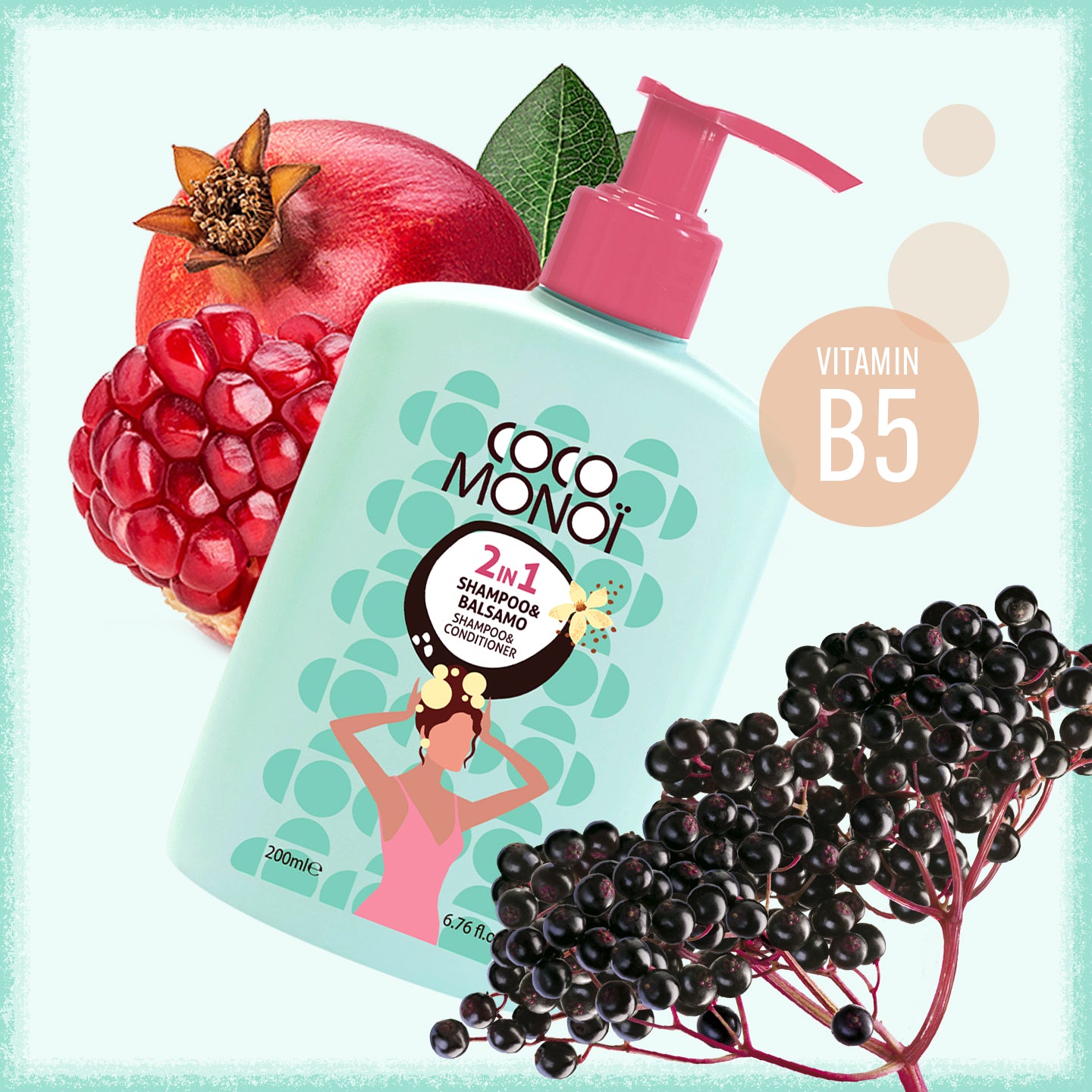 COCO MONOÏ 2 in 1 Shampoo + Balsamo